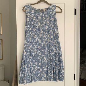 Floral denim Gap dress